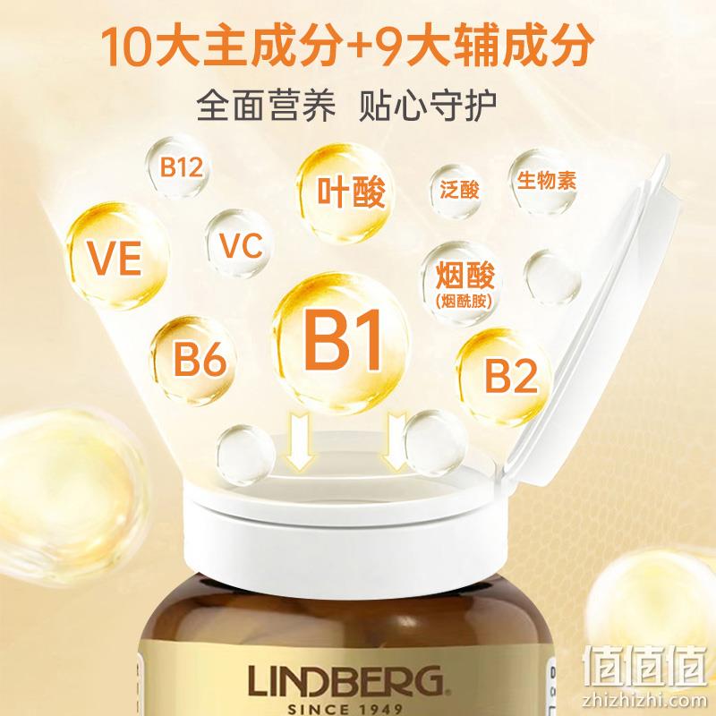 美国进口，Lindberg 利得盈养 多种维生素片 90片 49元包邮包税（双重优惠） 值值值-买手聚集的地方