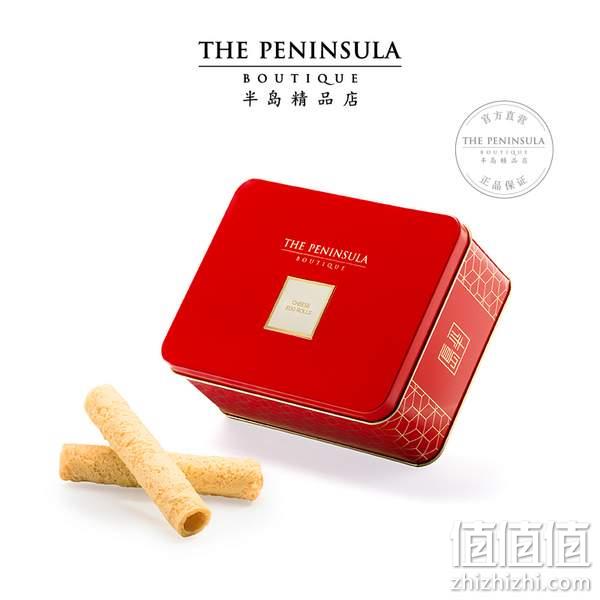 高端伴手礼，香港半岛 黄油/奶酪蛋卷铁盒装8条 218元包邮（需用券） 值值值-买手聚集的地方