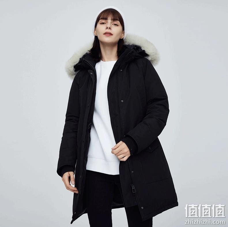 反季特价！直降200元！网易严选 地表强温 女式狐狸毛领鹅绒极寒派克羽绒服 4003439 PLUS会员新低364.5元包邮 值值值-买手聚集的地方
