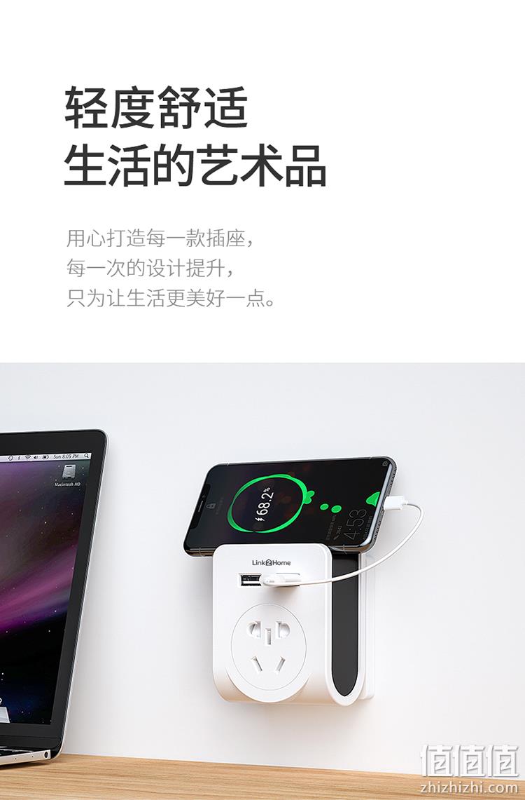白菜价！吉屋轻智 创意支架式多功能usb转换插头  新低9.9元包邮（需领券） 值值值-买手聚集的地方
