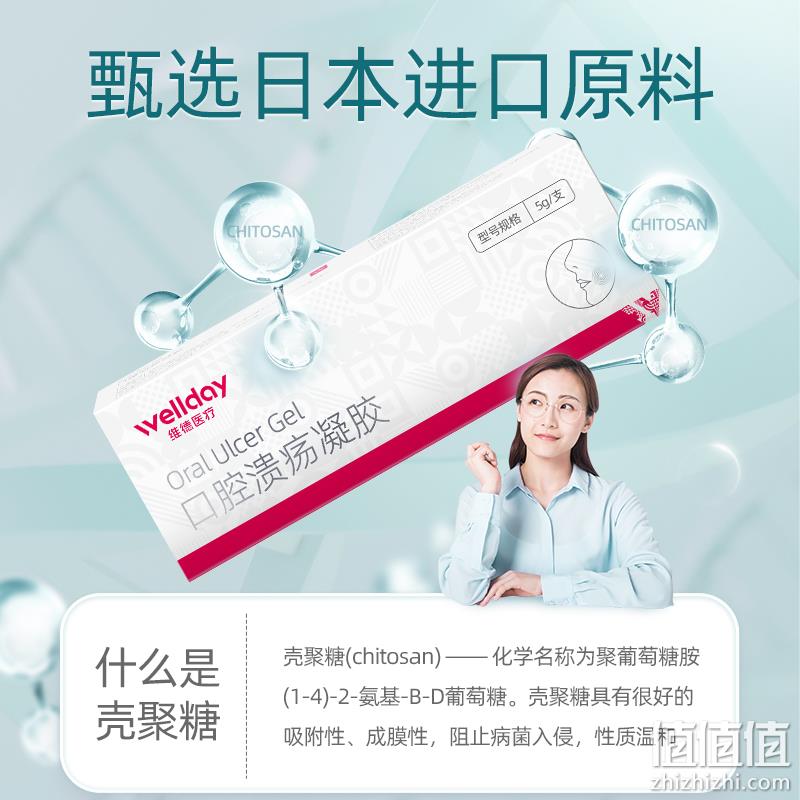 维德医疗 口腔溃疡喷剂复发性口疮凝胶​​​​ 5g 赠棉签50支+口罩10只 29元包邮（需领券） 值值值-买手聚集的地方