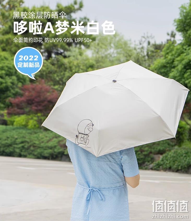 88VIP会员，W.P.C X 哆啦A梦联名款 三折轻量晴雨伞 91.2元包邮（双重优惠） 值值值-买手聚集的地方