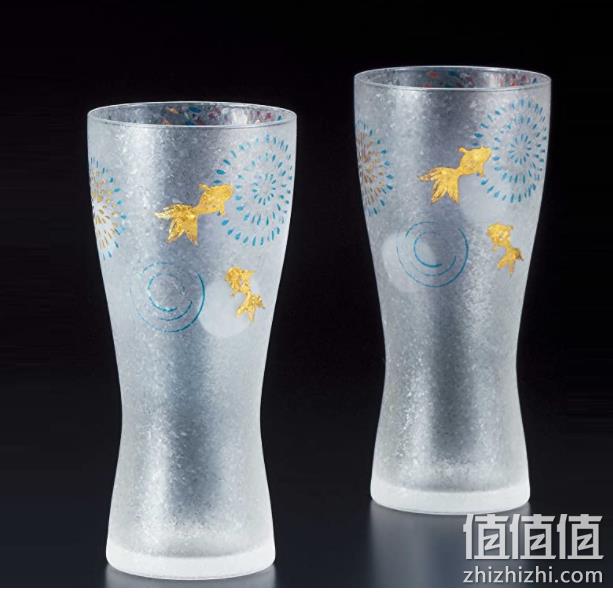 Aderia 高级金鱼焰火系列 古典酒器玻璃啤酒杯 310ml*2个 史低139.6元 值值值-买手聚集的地方