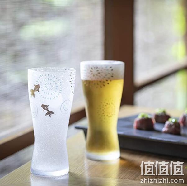 Aderia 高级金鱼焰火系列 古典酒器玻璃啤酒杯 310ml*2个 史低139.6元 值值值-买手聚集的地方
