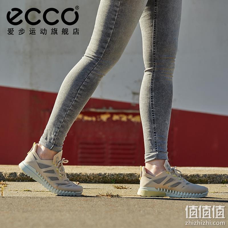 39码，ECCO 爱步 Zipflex酷飞系列 女士缓震透气网面跑步鞋803783 406.75元 值值值-买手聚集的地方