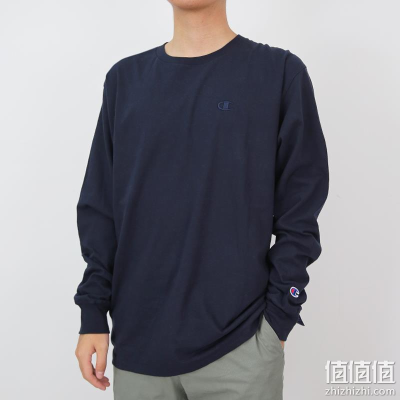 Champion 冠军牌 男士经典针织长袖T恤 T2978 66.92元起 值值值-买手聚集的地方