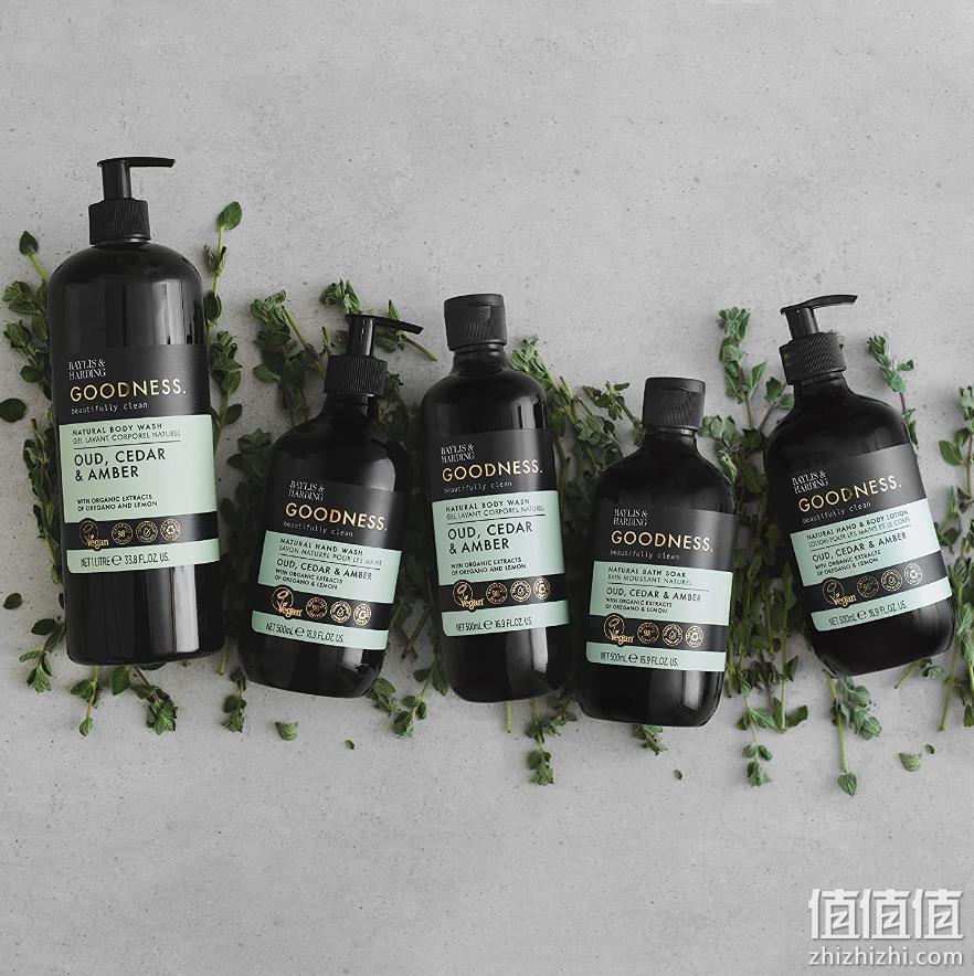 亚马逊销冠！Baylis & Harding 乌木雪松琥珀沐浴露 500ml*3瓶 新低144.04元 值值值-买手聚集的地方