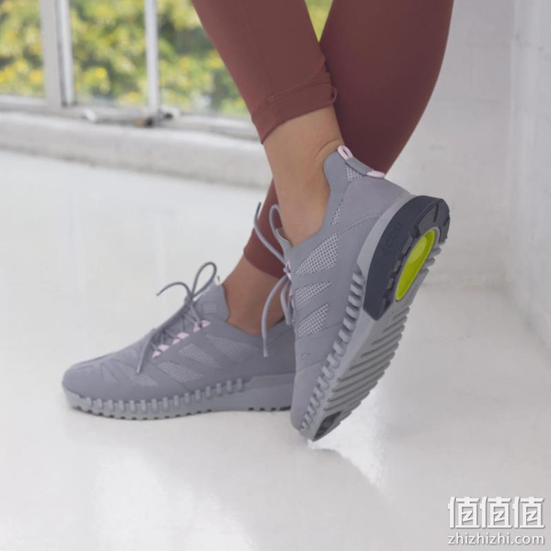 39码，ECCO 爱步 Zipflex酷飞系列 女士缓震透气网面跑步鞋803783 406.75元 值值值-买手聚集的地方
