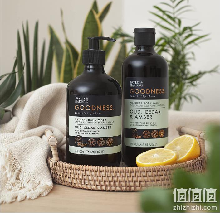 亚马逊销冠！Baylis & Harding 乌木雪松琥珀沐浴露 500ml*3瓶 新低144.04元 值值值-买手聚集的地方
