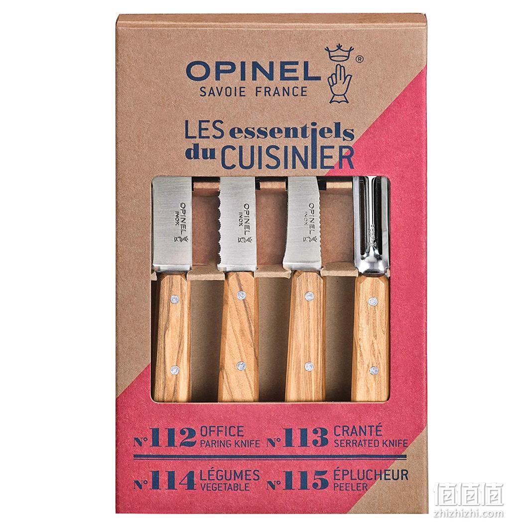 法国国刀品牌，Opinel Essentials系列 厨房刀具4件套 新低252元（prime会员92折） 值值值-买手聚集的地方