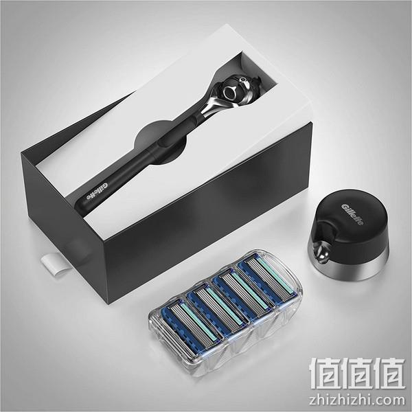 Gillette 吉列 Fusion5 ProGlide 锋隐致顺 男士剃刀礼盒（1刀架+4刀头+底座） 新低124.53元 值值值-买手聚集的地方