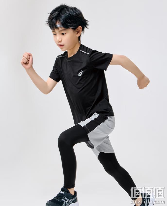 PLUS会员，ASICS 亚瑟士 男女童网眼运动速干短袖T恤 4色 49元包邮（双重优惠） 值值值-买手聚集的地方
