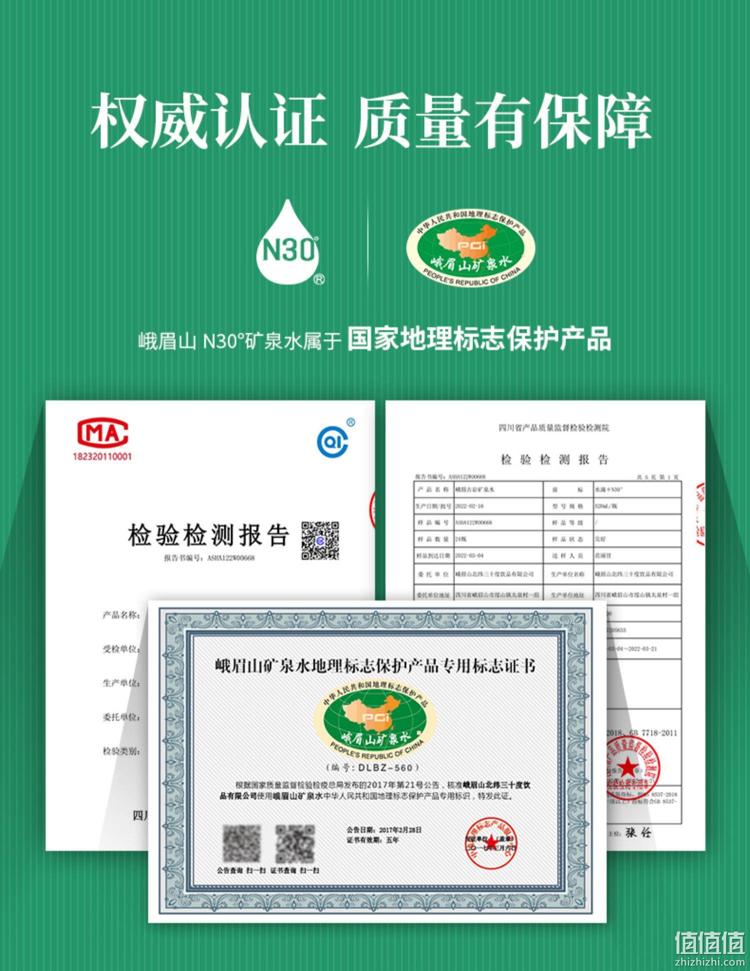 国家地理标志保护产品，峨眉山N30° 古岩矿泉水350mL*6瓶 9.99元包邮（需领券） 值值值-买手聚集的地方