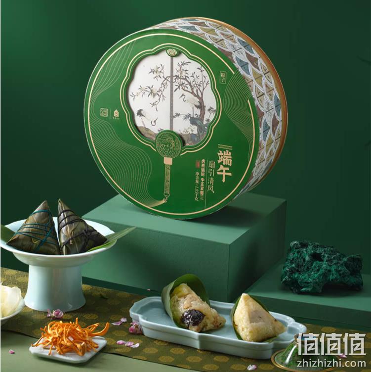 故宫食品，朕的心意 扇引清风佛跳墙粽子礼盒装 10粽10味/1050g 新低137.79元包邮（双重优惠） 值值值-买手聚集的地方