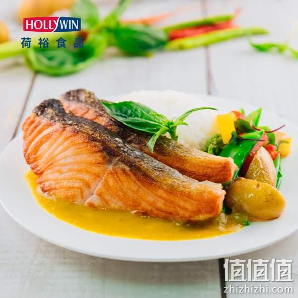 三文鱼加工龙头企业，荷裕食品 智利冷冻黄咖喱三文鱼230g*2盒 79.8元包邮（需领券） 值值值-买手聚集的地方