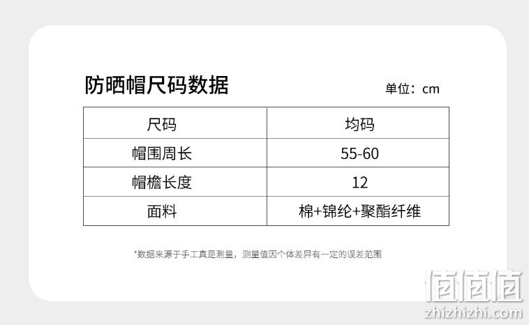361° 2023新款防晒大帽檐空顶防晒帽 UPF50+ 多色 27元包邮（另有冰袖/口罩） 值值值-买手聚集的地方