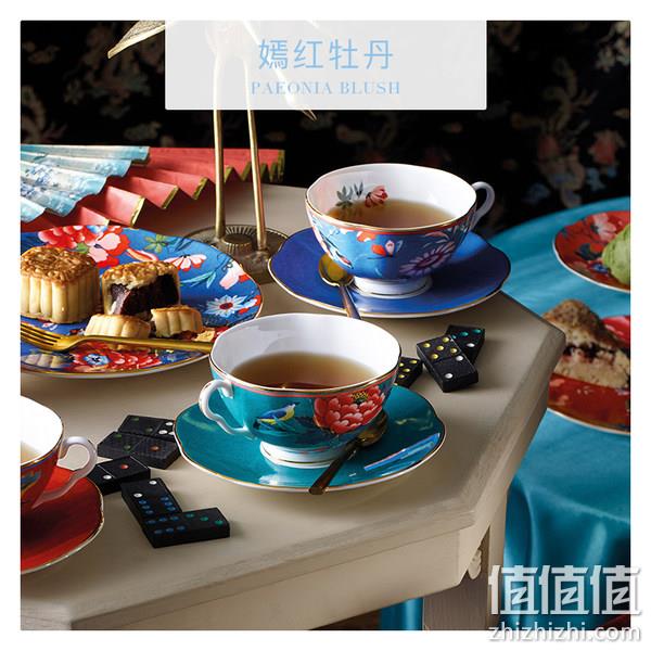 Wedgwood 玮致活 嫣红牡丹系列 21cm骨瓷餐盘四件组 40032137 新低693.24元（天猫旗舰店2480元） 值值值-买手聚集的地方