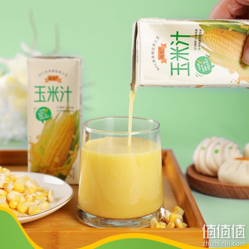 山姆同款，纯粒 0添加NFC鲜榨玉米汁 250g*10盒 24.9元包邮（需领券） 值值值-买手聚集的地方