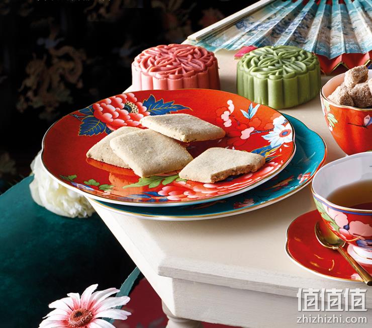 Wedgwood 玮致活 嫣红牡丹系列 21cm骨瓷餐盘四件组 40032137 新低693.24元（天猫旗舰店2480元） 值值值-买手聚集的地方
