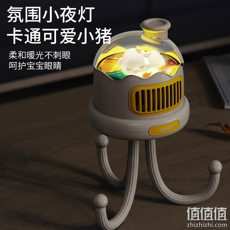 倍正 A13 婴儿车风扇 三色 34.8元包邮（需领券） 值值值-买手聚集的地方