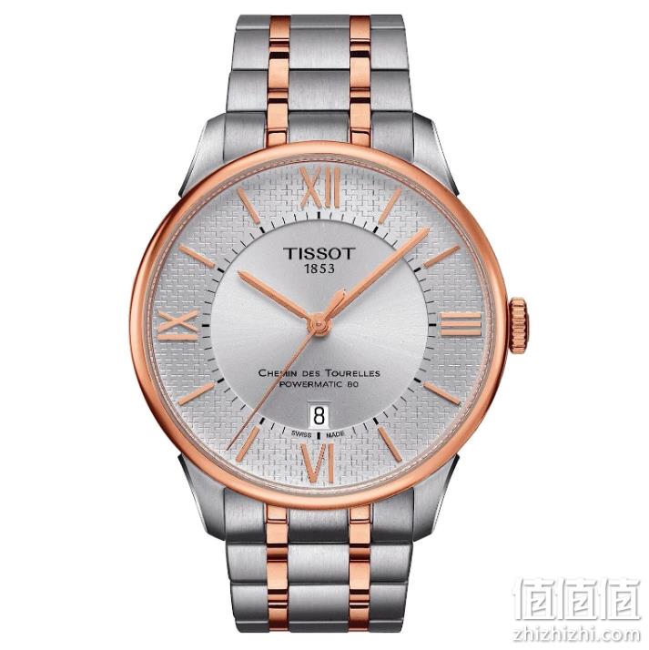 TISSOT 天梭 杜鲁尔系列 男士钢带自动机械手表 T099.407.22.038.01 2597.63元（天猫旗舰店6390元） 值值值-买手聚集的地方