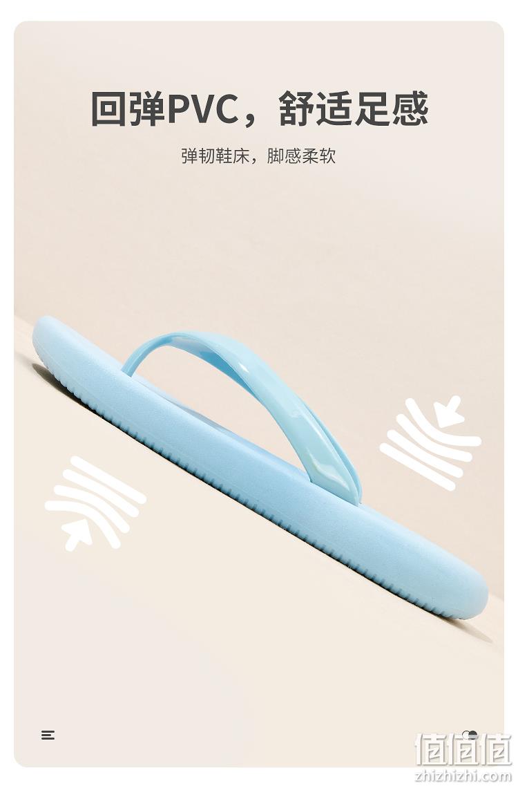 门店同款，三福 2023夏季新款女士外穿厚底人字拖 4色 13元包邮（需领券） 值值值-买手聚集的地方