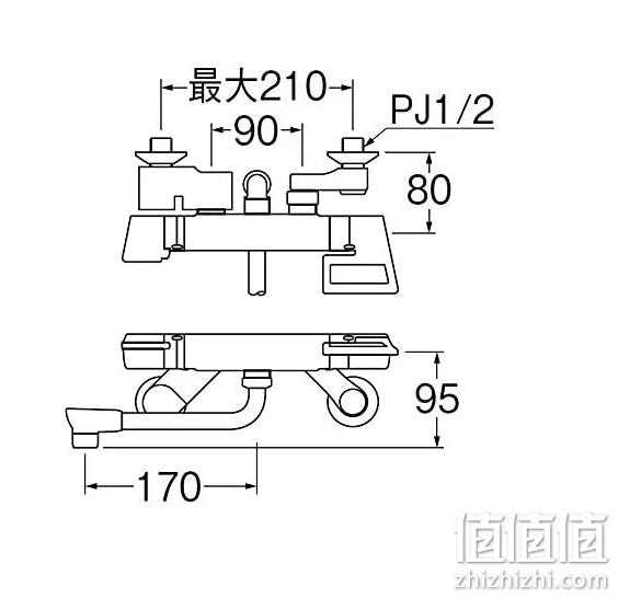 亚马逊销冠！日本进口 SANEI 三荣水栓 恒温淋浴花洒  SK181D-13 604.18元 值值值-买手聚集的地方