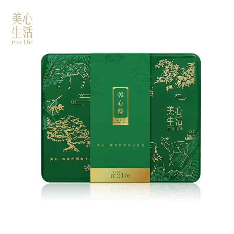 香港美心 美心粽粽子礼盒 4味8只1120g 205元包邮（双重优惠） 值值值-买手聚集的地方