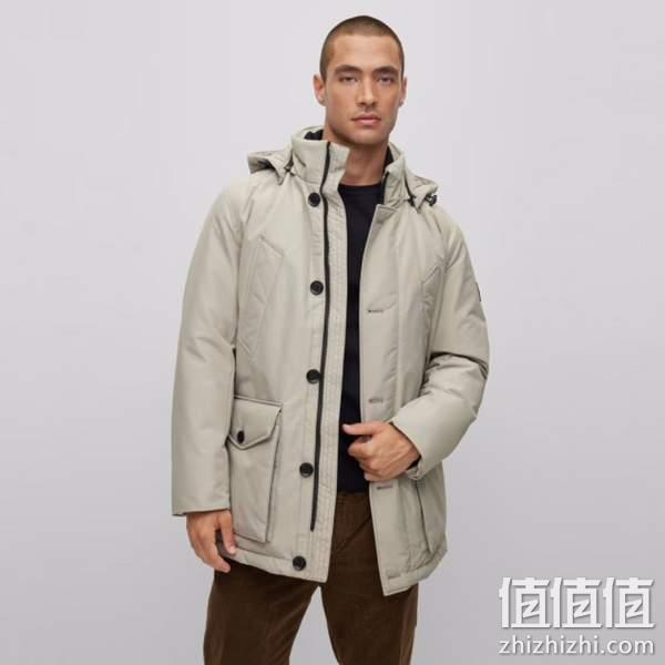 BOSS Hugo Boss 雨果·博斯 Osiass 男士宽松保暖派克大衣50477966 1646.44元（京东旗舰店4900元） 值值值-买手聚集的地方