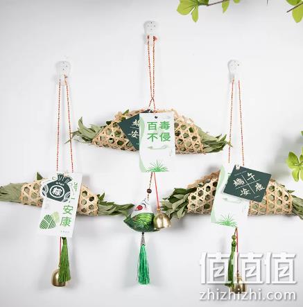 香环 端午节手工DIY艾草花环 3.9元起包邮（需领券） 值值值-买手聚集的地方