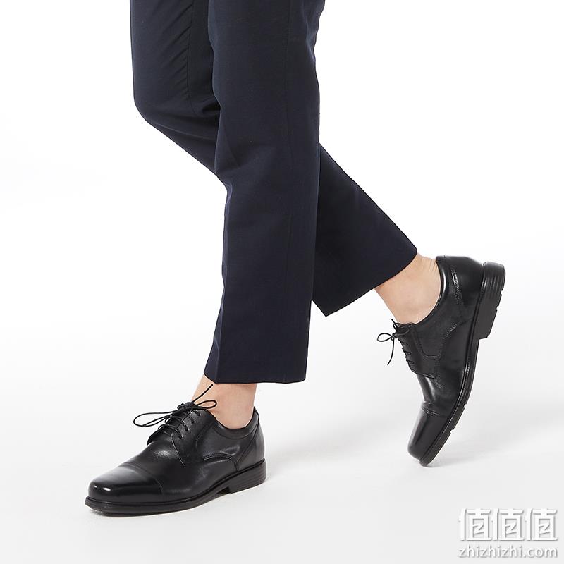 Rockport 乐步 Charles Road Captoe 男士真皮正装鞋 V80556 395元包邮 值值值-买手聚集的地方