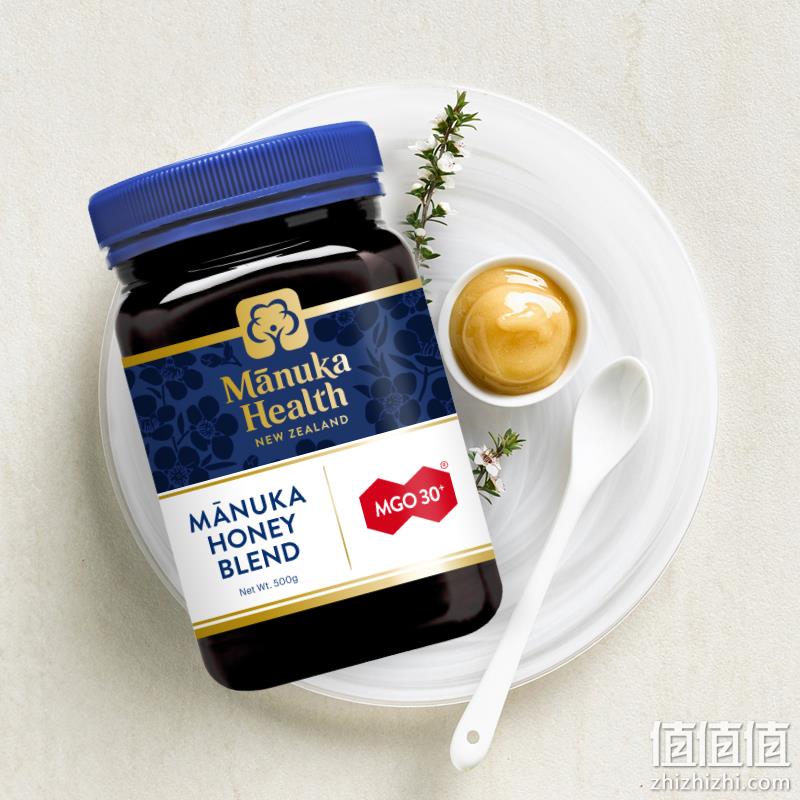 Manuka Health 蜜纽康 MGO30+麦卢卡纯正天然野生蜂蜜 500g*3瓶 226元包邮（75元/瓶） 值值值-买手聚集的地方