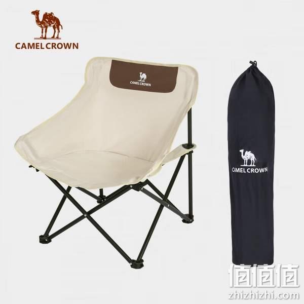 CAMELCROWN 骆驼 户外折叠月亮椅 1J32265970 新低39元包邮（多重优惠） 值值值-买手聚集的地方