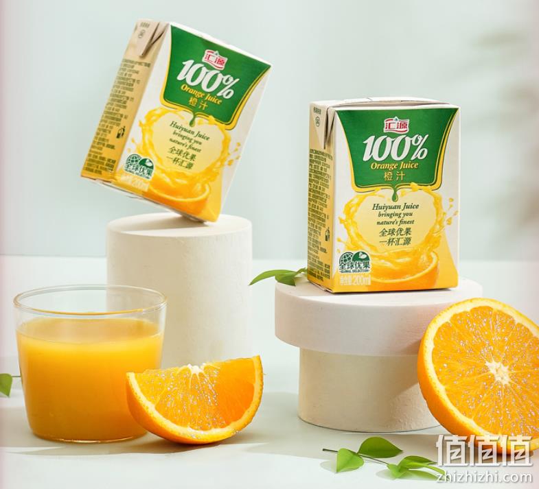 汇源果汁 100%果汁饮料 200ml*12盒 35.9元（需领券） 值值值-买手聚集的地方
