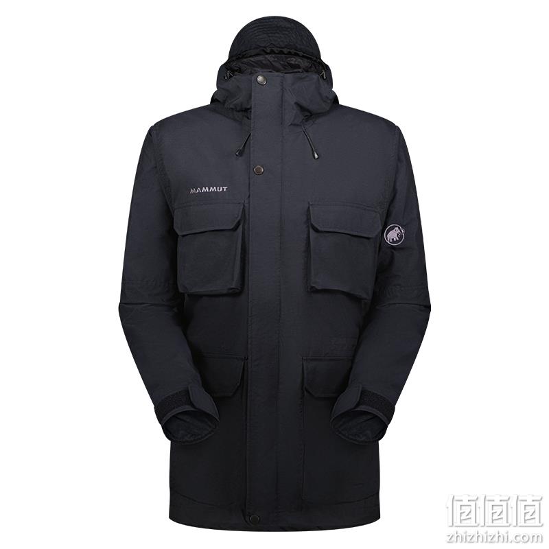 Mammut 猛犸象 Mountain WB 2023新款男士防风速干派克大衣1012-00650 911.36元包邮（天猫旗舰店2298元） 值值值-买手聚集的地方
