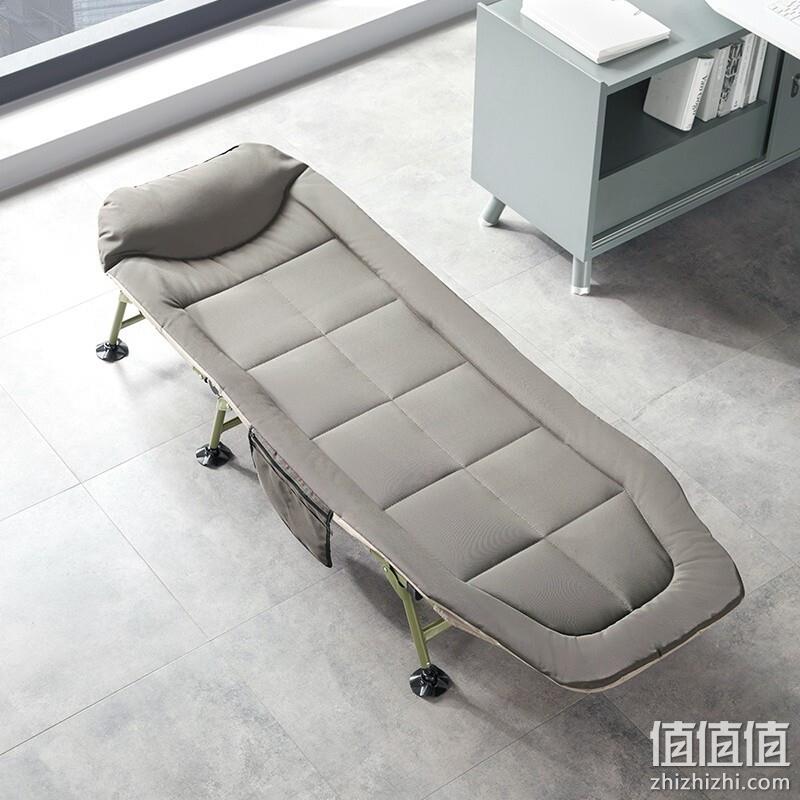 Plus会员，YANXUAN 网易严选 静音折叠床 灰色+军绿色 188cm 加宽标准版 新低229元包邮（双重优惠） 值值值-买手聚集的地方