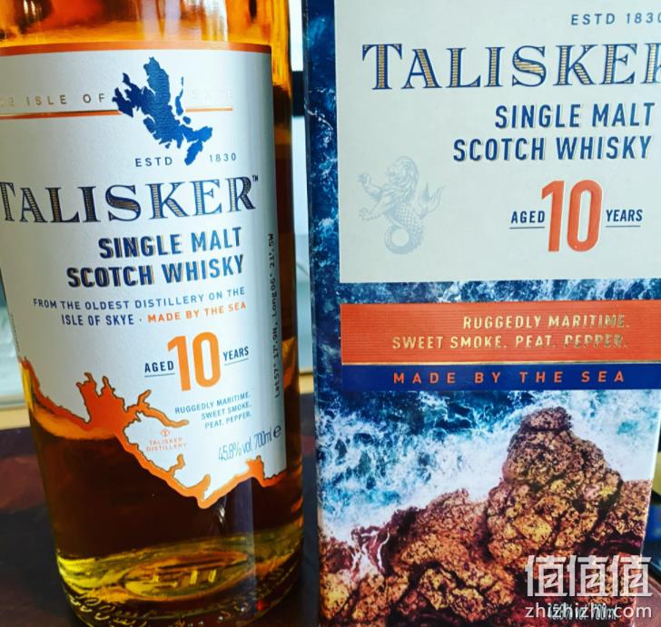 英国原装进口，Talisker 泰斯卡 10年单一麦芽苏格兰威士忌 700ml 史低189元包邮（多重优惠） 值值值-买手聚集的地方