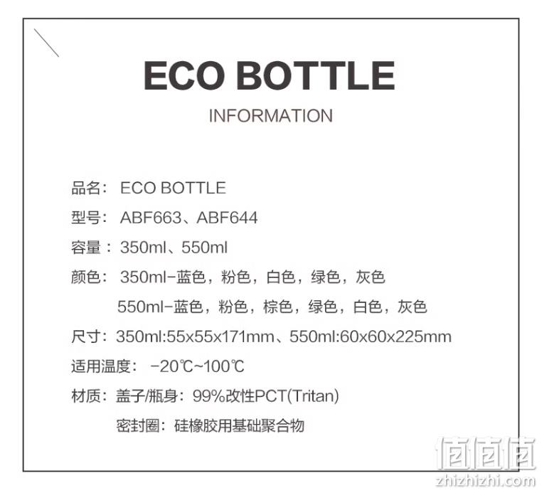 LOCK&LOCK 乐扣乐扣 Tritan全透明运动水杯 350ml/550ml 31元包邮（需领券） 值值值-买手聚集的地方