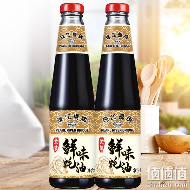 珠江桥牌 金装鲜味蚝油 470g*2瓶 9.8元包邮（需领券） 值值值-买手聚集的地方