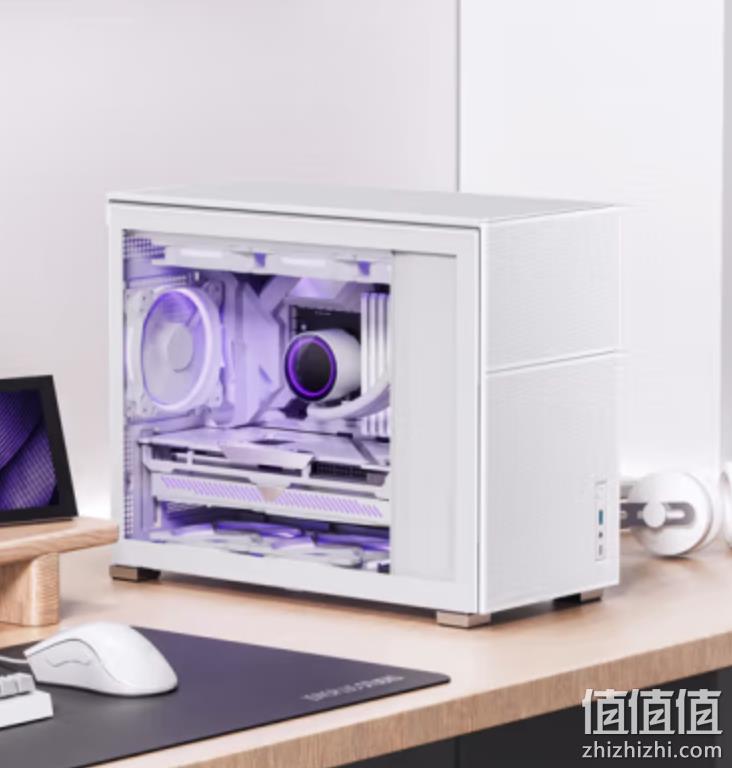 新低！JONSBO 乔思伯 松果D31 MESH版白色 MATX机箱（双360冷排/ATX电源/长显卡） 253元包邮 值值值-买手聚集的地方