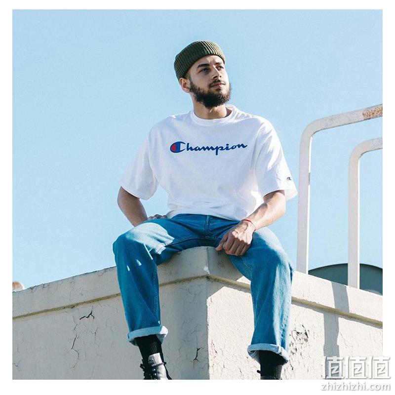 Champion 冠军牌 Life系列 中性纯棉刺绣Logo休闲T恤GT19 88元包邮包税（需用券） 值值值-买手聚集的地方