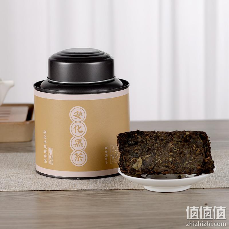 安化黑茶 湖南三年陈金花茯砖茶免撬散装茶 120g 23元包邮（双重优惠） 值值值-买手聚集的地方