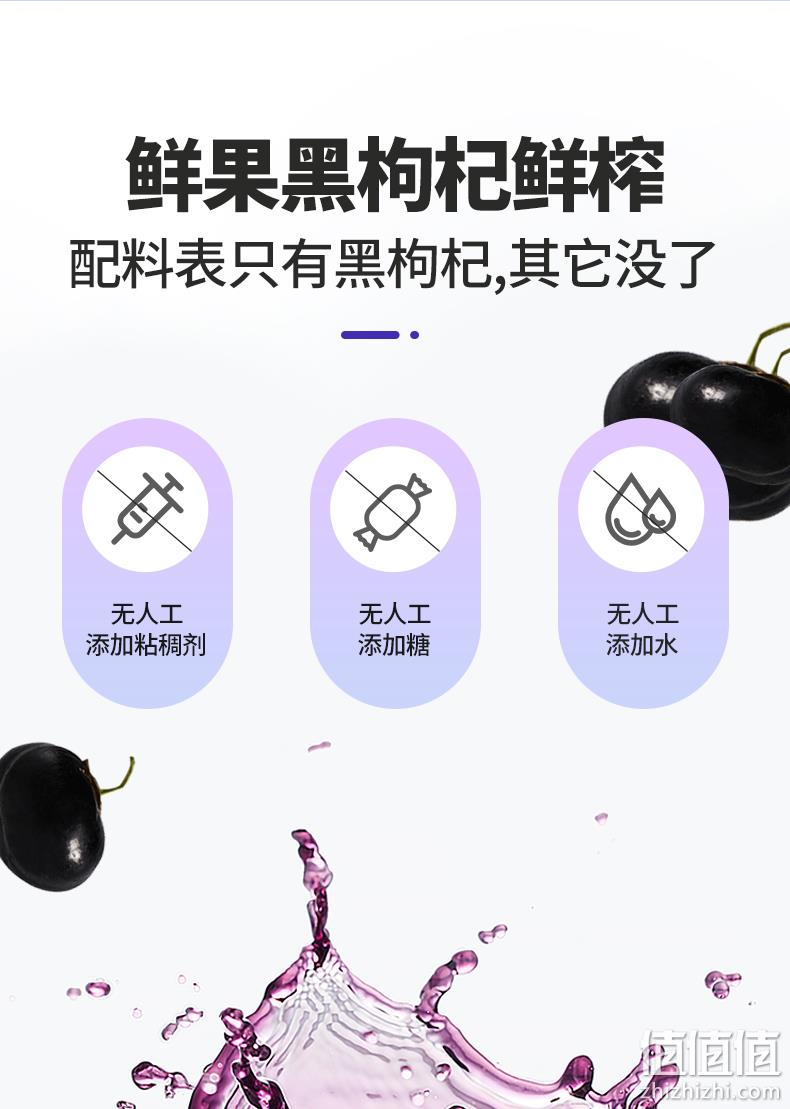 宁安堡 青海鲜果黑枸杞原浆300mL（30mL*10袋） 19.9元包邮（需领券） 值值值-买手聚集的地方