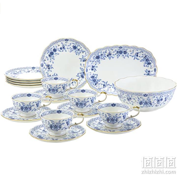 NARUMI 鸣海 Milano系列 骨瓷餐盘17件套装 9682-24426 1723.93元 值值值-买手聚集的地方
