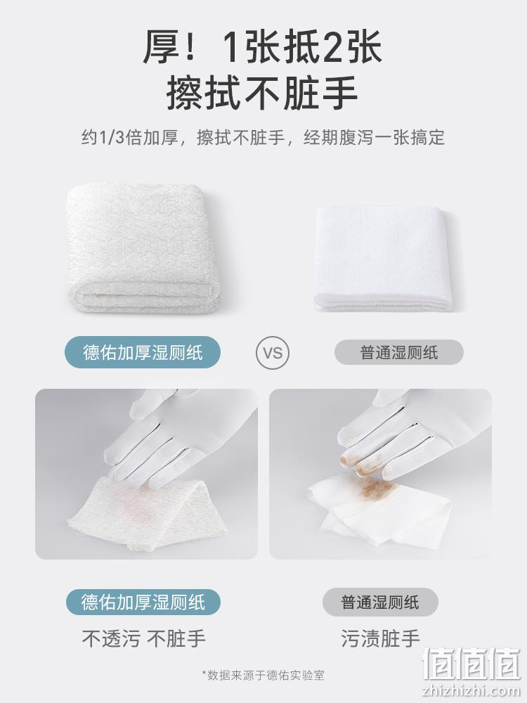 德佑 湿厕纸40抽*4包 19.9元包邮（需领券） 值值值-买手聚集的地方