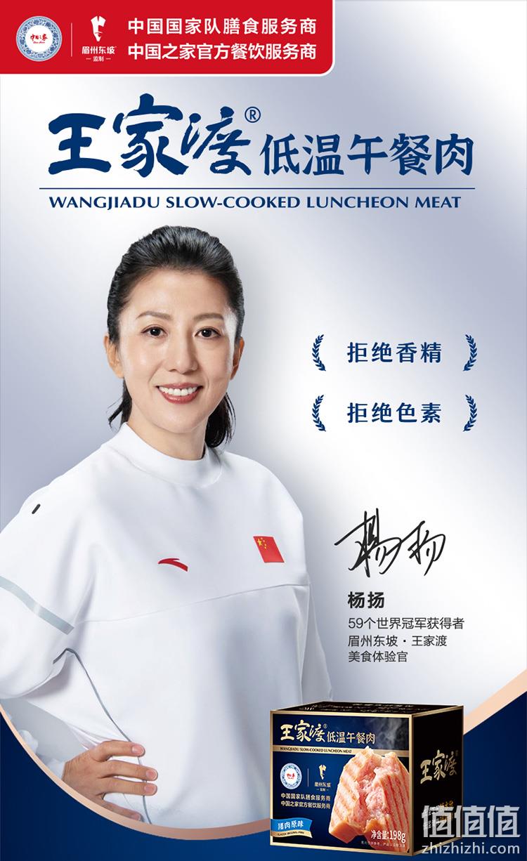 眉州东坡旗下，王家渡 低温午餐肉肠 198g*6盒 58.9元包邮（双重优惠） 值值值-买手聚集的地方