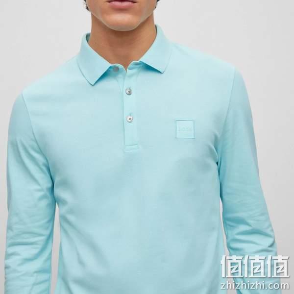 BOSS Hugo Boss 雨果·博斯 Passerby 男士纯棉长袖Polo衫50472681 360元（可3件92折） 值值值-买手聚集的地方
