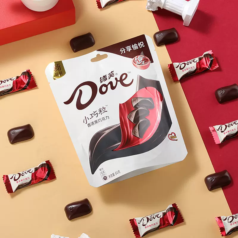 Dove 德芙 小巧粒巧克力 84g*6袋 新低45元包邮（拍6件） 值值值-买手聚集的地方