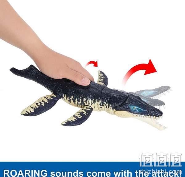 Mattel美泰出品，Jurassic World 侏罗纪世界 Kronosaurus 克柔龙 恐龙公仔 109.56元（可3件92折） 值值值-买手聚集的地方