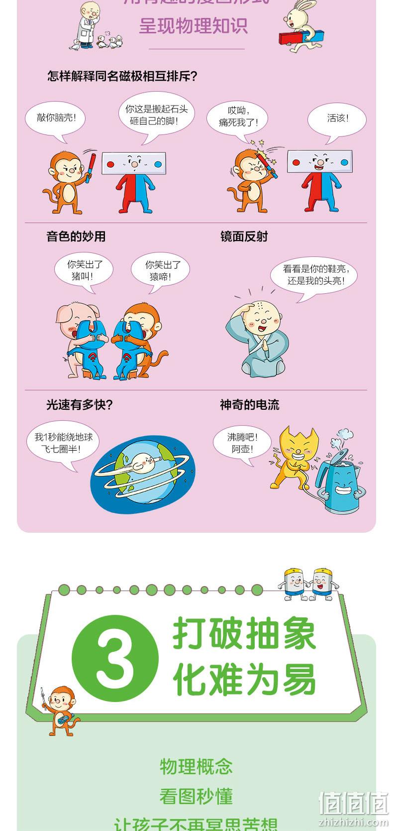 1分钟漫画物理全6册 8-15岁少儿百科漫画书 新低19.8元包邮（需领券） 值值值-买手聚集的地方